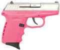 SCCY CPX-2 9mm Luger 3.1" Barrel 10 Round 2 Magazines Double Action Compact Polymer Pink Semi Automatic Pistol TTPK