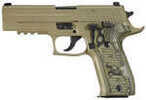 Sig Sauer P226 Scorpion 9mm Luger 4.4" Barrel 10 Round Flat Dark Earth Hogue Grip Semi Automatic Pistol 226R9SCPNCA