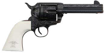 Traditions 1873 Liberty Frontier Revolver 45 Colt 4.75" 6 Round White PVC Grips Blued SAT73122LIB
