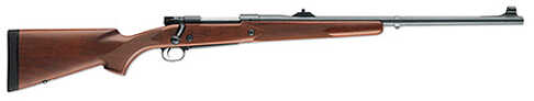 Winchester Model 70 Safari Express<span style="font-weight:bolder; "> 375</span> <span style="font-weight:bolder; ">H&H</span> Magnum 24" Barrel 3 Round Grade I Walnut Bolt Action Rifle 535204161