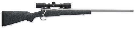 Winchester M70 270 WSM Extreme Weather Stainless Steel 24" Barrel Bell and Carlson Gray Stock Bolt Action Rifle 535206264