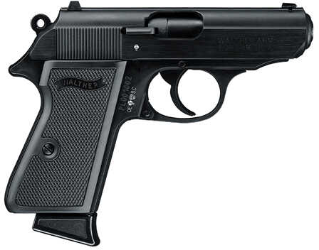 Walther PPK/S 22 Long Rifle 3.3" Barrel 10 Round Steel Frame Fixed Sights Black Semi Automatic Pistol 5030300