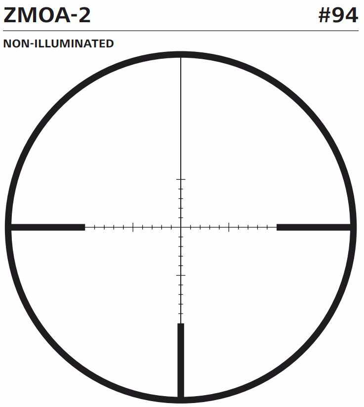 Zeiss Rifle Scope CONQUEST V6 3-18x50 ZMOA-2 Reticle (#94) Ballistic Stop - Parallax Adj.
